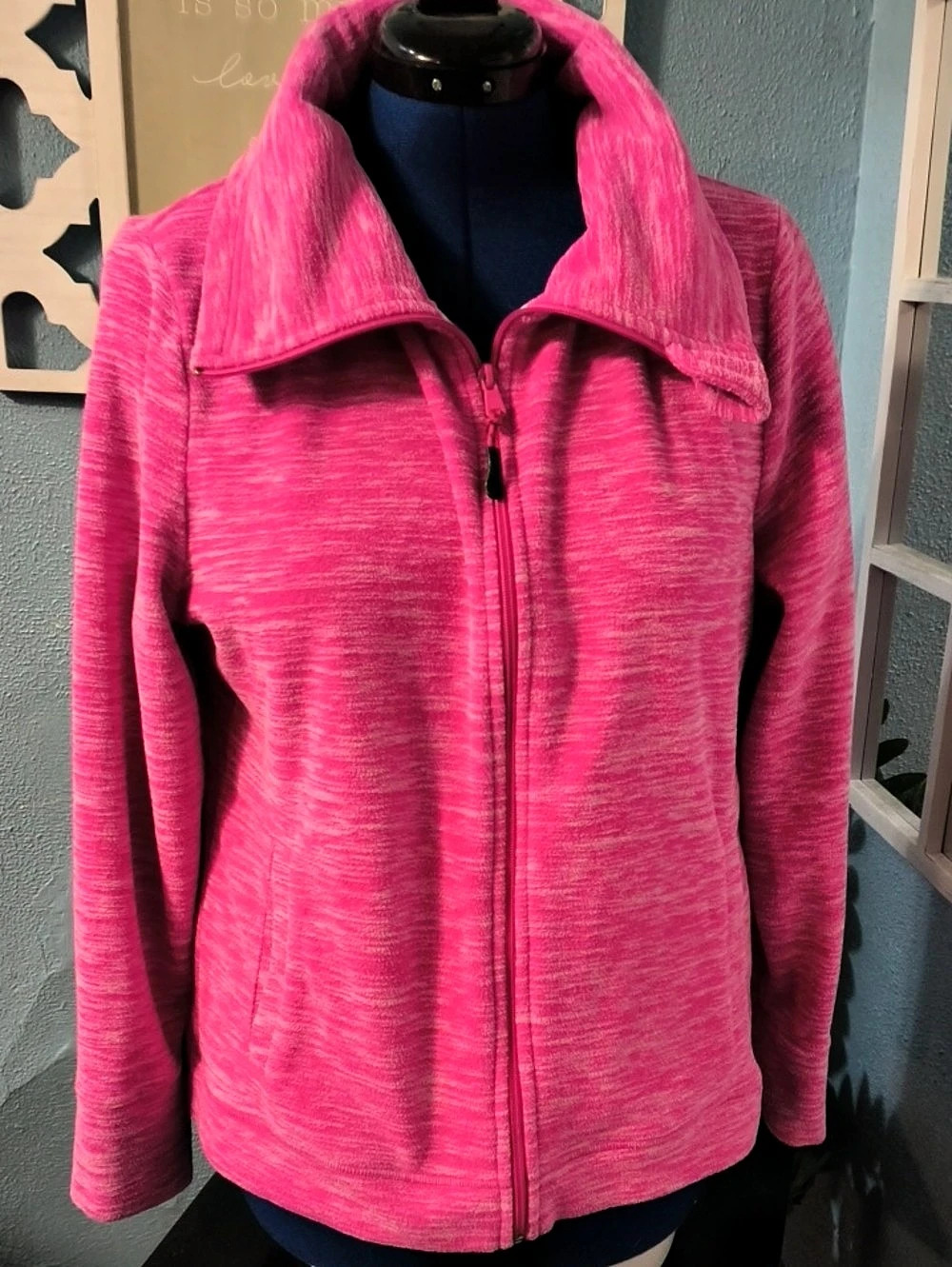 Calvin Klein Pink Full-Zip Jacket Size XL